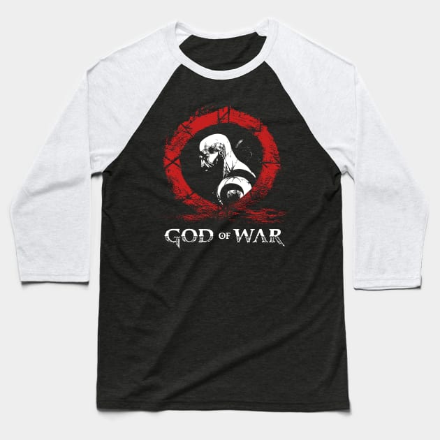 God of war Kratos 🔥🔥 Baseball T-Shirt by BrutalDesign